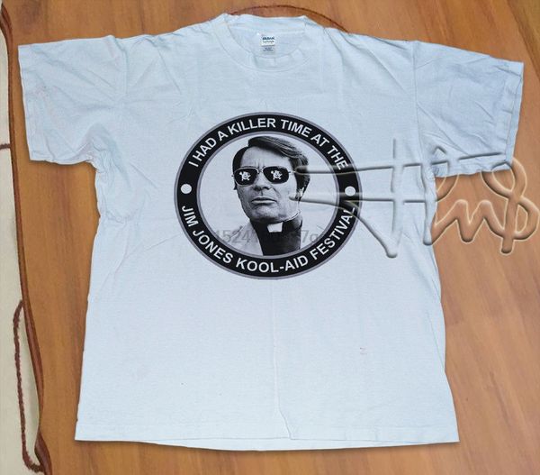 

jim jones kool aid футболка религиозного культ vtg 70s тройник перепечатка