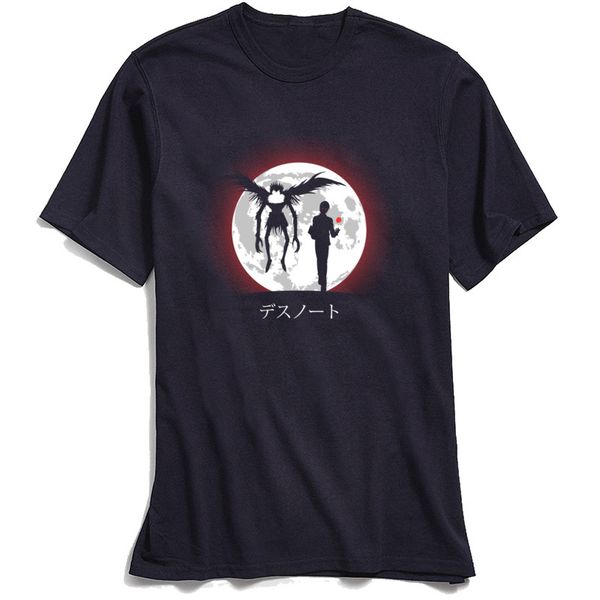 

crazy men t shirt 3d printed tshirt death note god print young t-shirts japan summer short sleeve crewneck cotton clothing