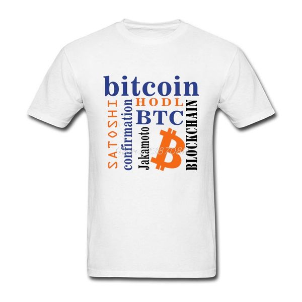 

bitcoin t shirt cotton short sleeve custom t-shirt men hip hop cosplay plus size t shirts fitness men