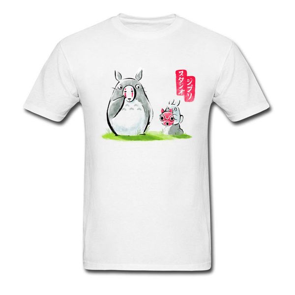 

japanese anime men t shirt ghibli totoro cute graphic t-shirts ufo lil pump summer fashion tees brands clothing camisetas