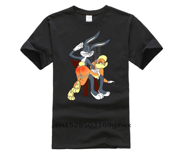 

summer mens t shirt 2019 bugs lola bunny spank punishment 100% cotton t tshirt men
