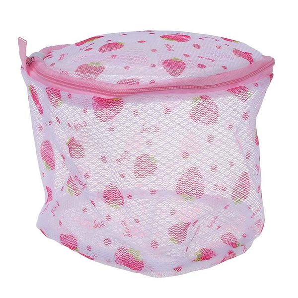 

bra/underwear/lingerie/socks laundry mesh bag wash basket--strawberry or rose print