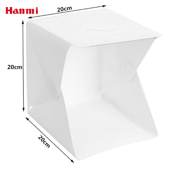 

hanmi 20cm led light mini p studio tableshooting light box softbox p lightbox soft box fotografia backdrops lightbox
