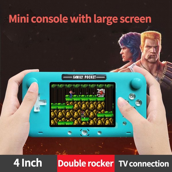 

mini retro handheld game console rs-52 nes hd portable built-in handheld game player games console