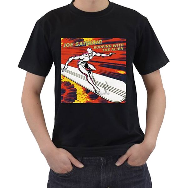 

джо сатриани surfinger с the alien rock legend menblack футболка размер s-3xl