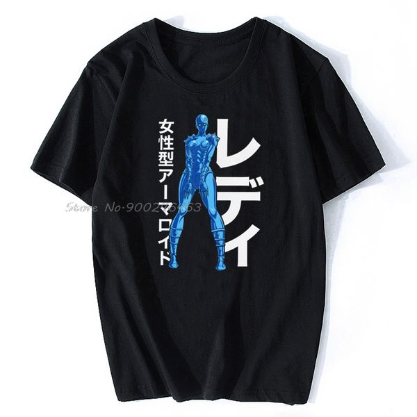 

lady armaroid t shirt men short sleeve space adventure cobra tshirt anime manga t-shirt cotton tee casual fans apparel gift