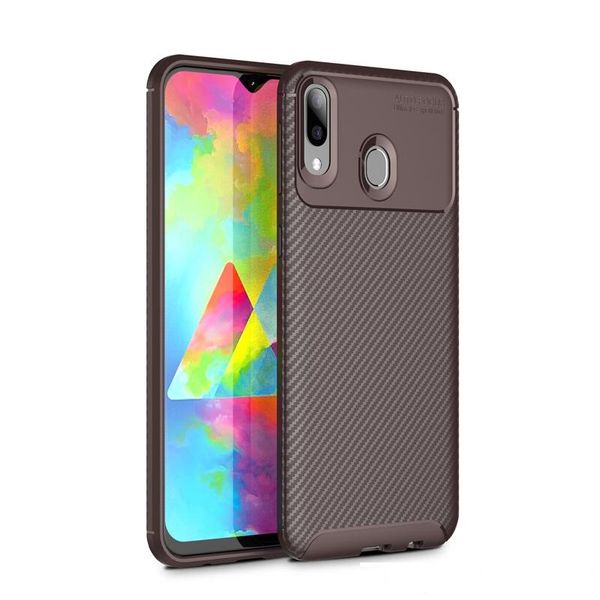 

beetle shock-proof soft case for samsung m20 silicone ultra-thin frosted comfortable feel phone back cover