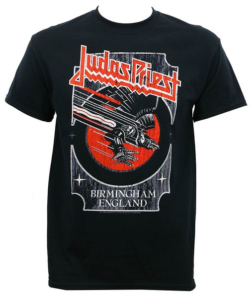 

серебряный tshirt high quality judas priest для мужчин и красного vengeance футболки мужские футболка с коротким рукавом вокруг шеи топ tee