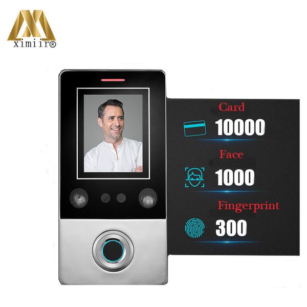 

fingerprint access control ip68 waterproof standalone face recognition cf1 with mi-face ic card reader 10pcs 13.56mhz cards