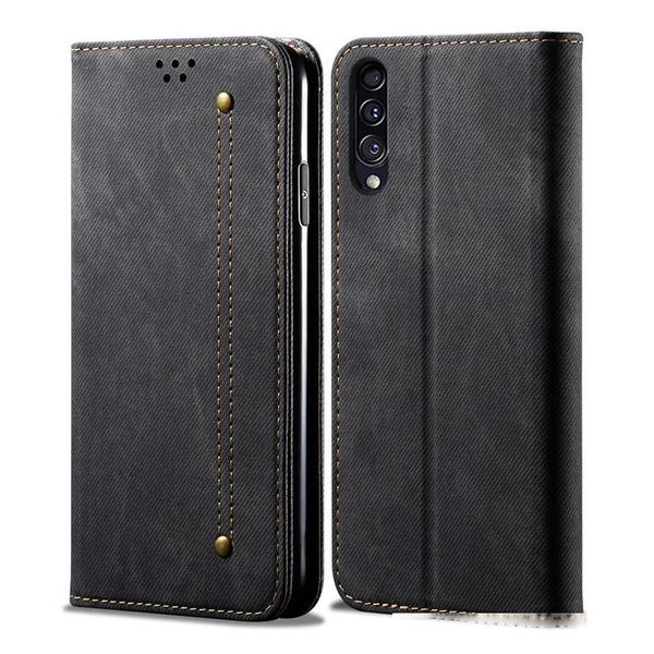 

denim leather flip case for samsung galaxy a50 a30 a20 m30s a70 a10s a20s a50s a30s s10e s10 plus 5g magnetic wallet cover