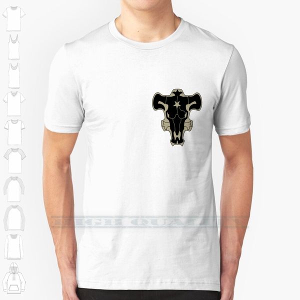 

black bull - black clover custom design print for men women cotton new cool tee t shirt big size 6xl black bull