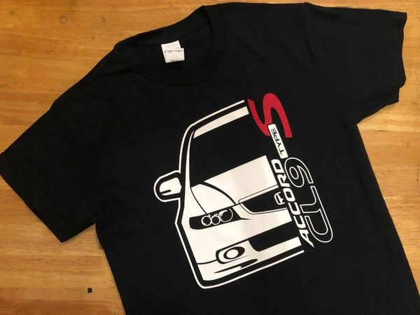 

2019 fashion summer t shirt classic japanese car fans accord cl9 2005 type s tee shirt