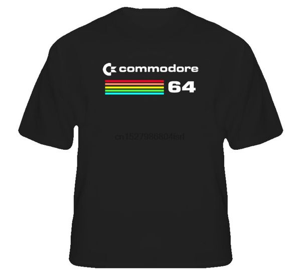 

commodore 64 retro geek computer tech video game t shirt