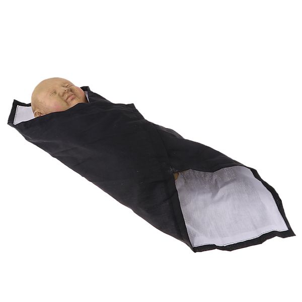 

horrible baby doll with black quilt halloween props halloween decoration
