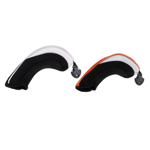 

2xgolf hybrid ut club head cover headcover w / номер tag black orange