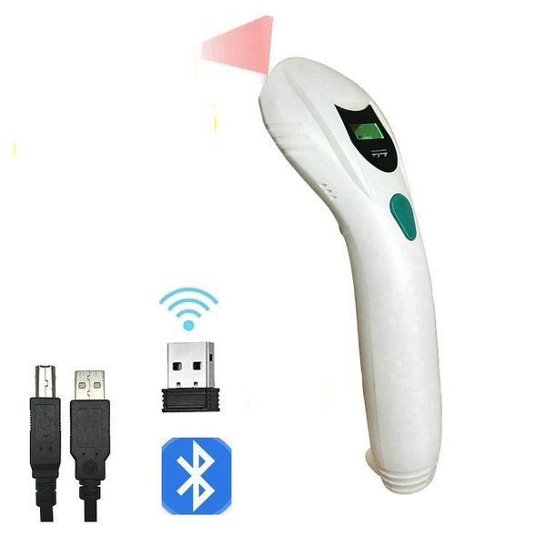 

3 in 1 bluetooth wireless barcode scanner wired handheld usb support ean13,upc code