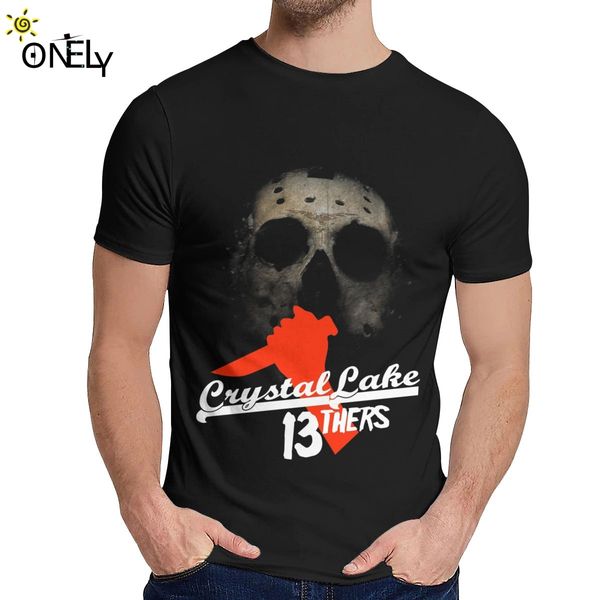 

for men tee shirt horror teams crystal lake 13thers sadsa nice cotton 2019 round collar cartoon print short sleeve