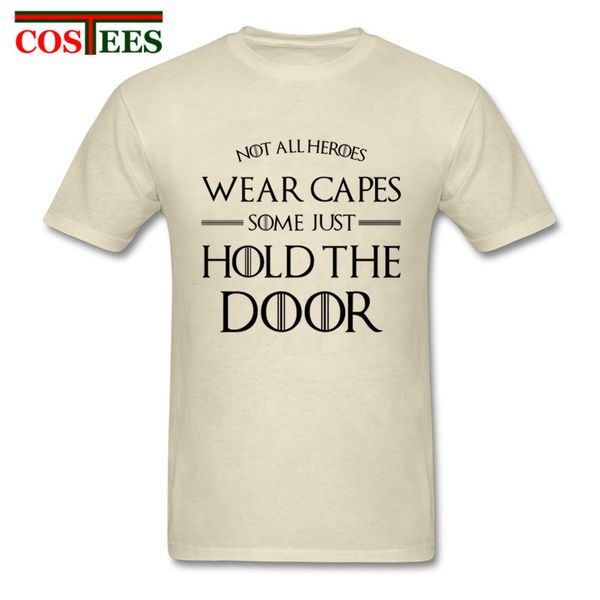 

thrones hodor men t shirts funny design game t-shirt mens man digital printed combed cotton customized hodor door hold tee women