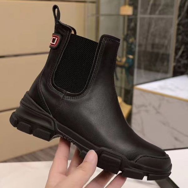 

women's winter warm snow motorcycle boots classic women martin boots shoes, Black