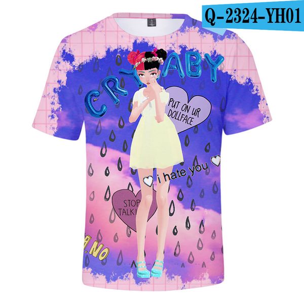

cry baby melanie martinez cotton elling brand 3d print shirts funny horror hippie men clothing