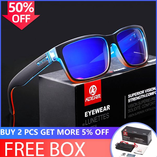 

kdeam revamp of sport men sunglasses polarized kdeam shockingly colors sun glasses outdoor elmore style sunglass with box xh1, White;black