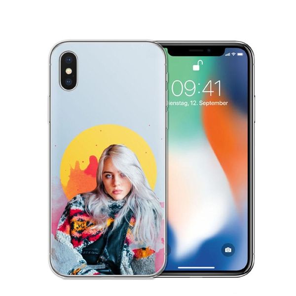 

billie eilish khalid phone case european and american pop singer bi pear mobile phone shell customization items