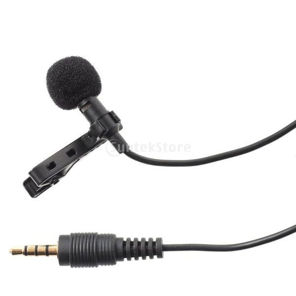 

3.5mm clip on mini lapel lavalier microphone for computer