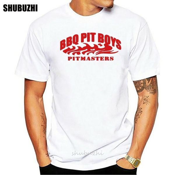 

bbq pit boys pitmasters men's t-shirt short sleeve discount cotton t shirts men's tees summer new style men