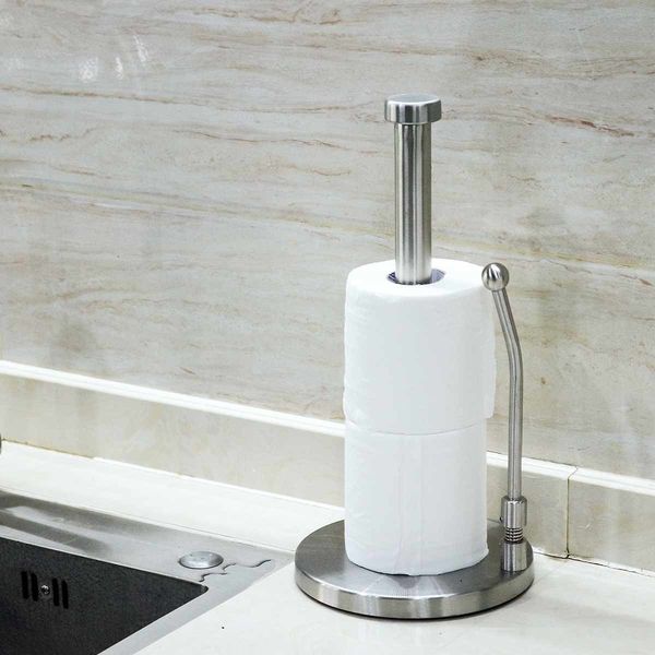 

deskvertical paper holder kitchen napkins stand rack toilet towel tissue holder paper towel dispenser bathroom hardware t200425