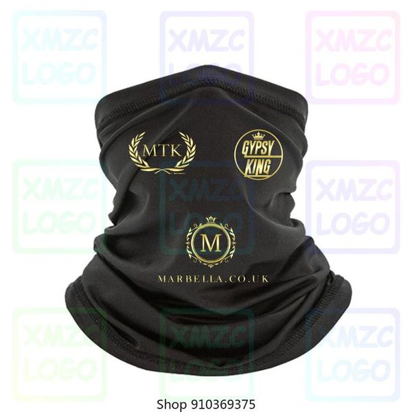 

scarves tyson fury gypsy king tee boxing black bandana size s 5xl headband scarf neck warmer women men, Blue;gray