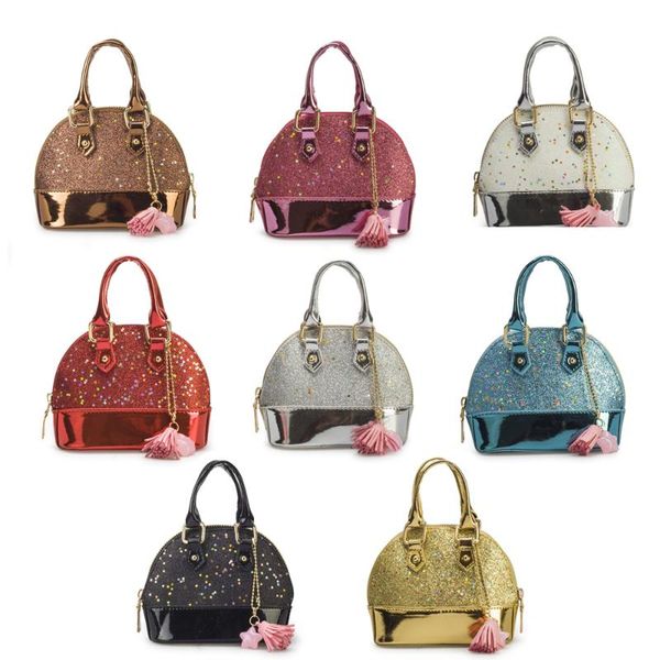 

purse kids mini party handbag pu leather girls crossbody bag baby small coin wallet girl black money gift, White