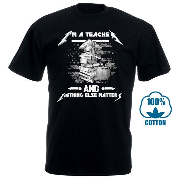 

я учитель и nothing else matters men t shirt black хлопок s 4xl