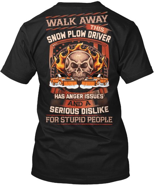 

men t shirt sarcastic snow plow driver shirt(4) women t-shirt