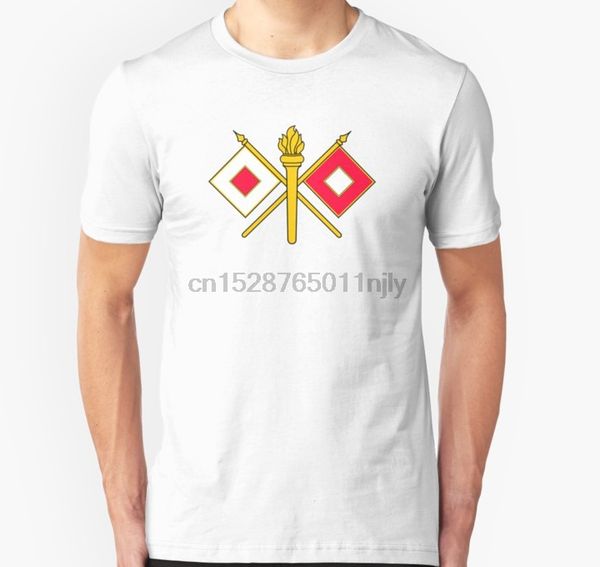 

мужчины тенниски армии сша связист branch insignia unisex t shirt печатных t-shirt тройники верхней