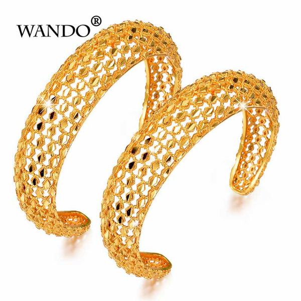 

wando women's girl's dubai gold jewelry gold color bangles for ethiopian bangles & bracelets ethiopian jewelry gift b150, Black