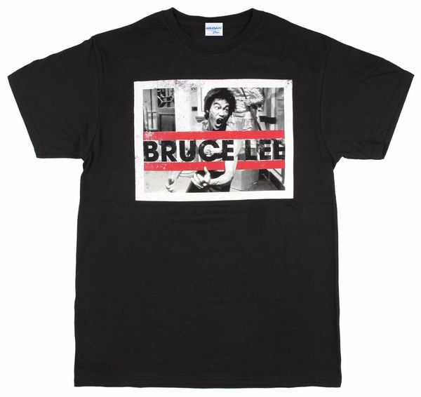

brand designer summer fashion t-shirt cotton leisure bruce lee enter the dragon fight p licensed men's tee shirt