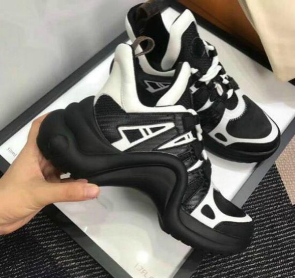 

new real-leather breathable casual shoes fashion women breathable athletic sport flat antiskid shoes sneaker archlight 22, Black