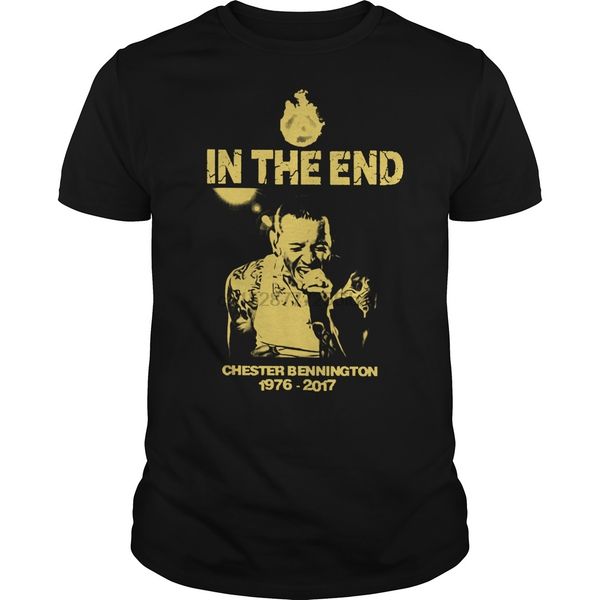 

men t shirt short sleeve chester bennington in the end tshirt chester bennington shirt(1) cool women t-shirt tee