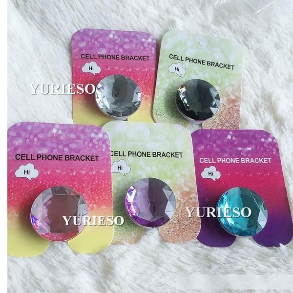 

cgjxs bling universal cell phone holder diamond bracket stand 360 degree finger holder for iphone 6 7 8 universal with package