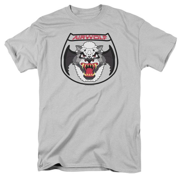 

airwolf patch logo лицензионный взрослых t-shirt хлопок тонкий fit plus размер tee shirt 11 цветов для mens