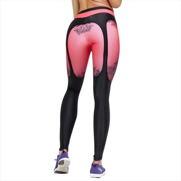 

2020 new style push up leggings women sportswear plaid gradient color legging female pants bodybuilding fitness leggins, Black