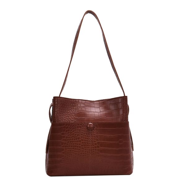 

women handbags fasion stone pattern pu bucket bags for women small shoulder bag female luxury designer handbags