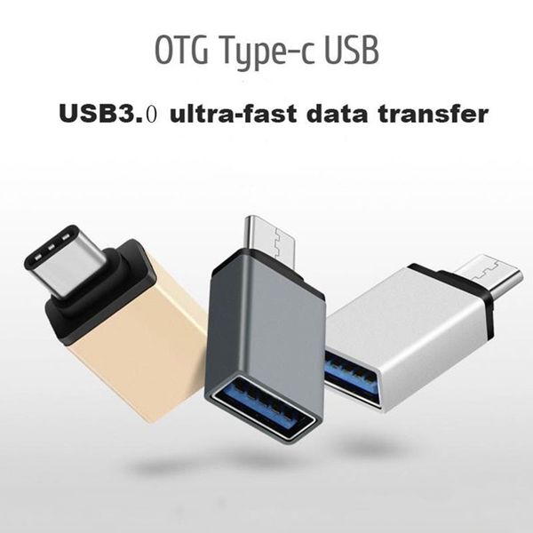 

usb 3.0 female to usb 3.1 type c male converter usb-c otg adapter aluminium for google pixel c, nokia n1 tablet