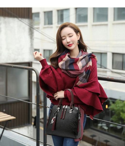 

ladies bag simple fashion messenger shoulder bag atmospheric women new autumn winter women's handbag square