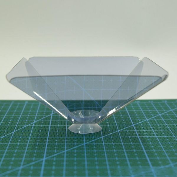 

cellphones & telecommunications 1 pc 3d display type and indoor application pyramid hologram display hologram pyramid luxury showcase