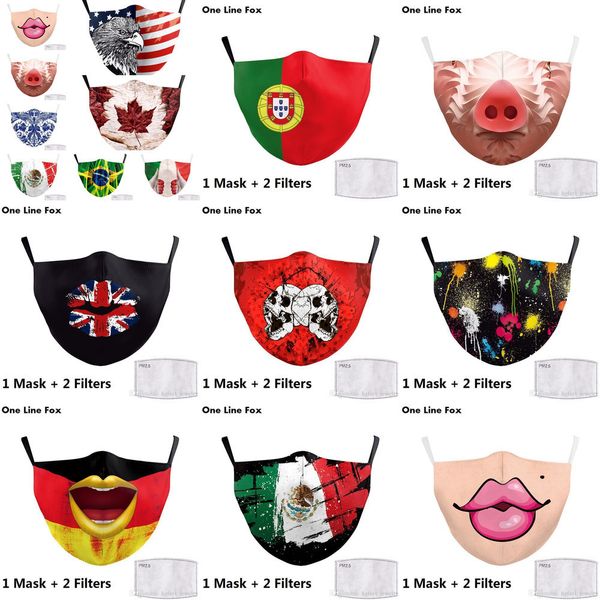

flag spain keep mask italy forza fighting print face masks fabric protective pm2.5 r 3ol61