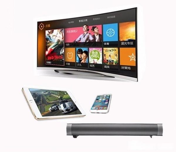 

slim magnetic wireless soundbar lp-08 hifi box bluetooth subwoofer speaker boombox bar stick lp08 portable hands-for tv pc smart phones
