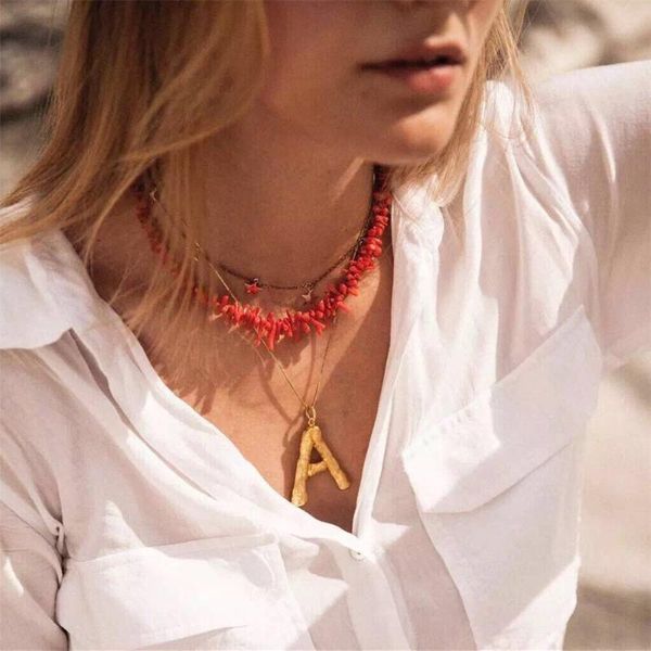 

2020 new alphabet initial letter pendant necklace female gold silver color snake chain choker collar necklaces for women, Golden;silver