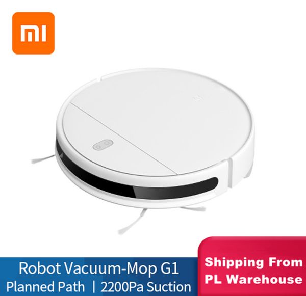 

xiaomi mijia mi sweeping mopping robot vacuum cleaner g1 for home cordless washing 2200pa cyclone suction smart planned wifi