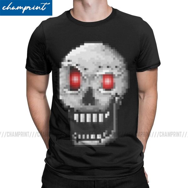 

новизна папирус prime t-shirt men чистого хлопка футболки террарии глаз ктулху pixel игры футболочку новое платье прибытия